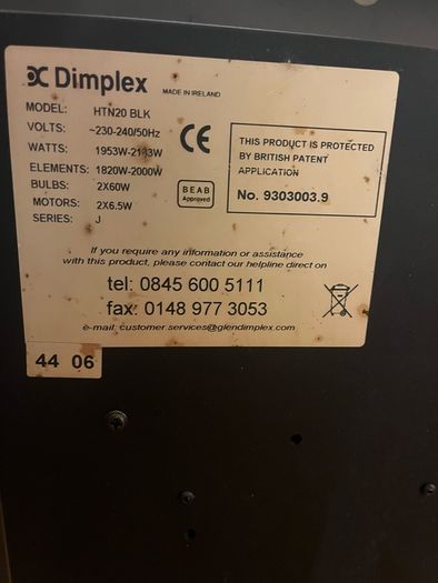 Dimplex Electric Fireplace