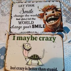 signs 5 each or 2 for 8 euro