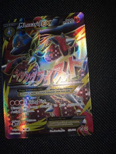 Pokemon Card : Mega Lucario ex 55a