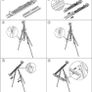 Wooden Easel/Tripod Artist Field Easel Portable - Beech Wood Studio Easel Foldable - Max Height up to 191cm - Drawing, Painting, Storefront (FREE POSTAGE) Image 3