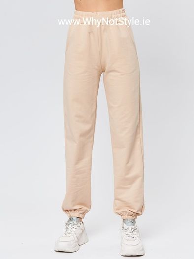 Stone casual joggers