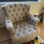 Comfy grey armchair Image 2