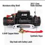 New winch recovery trailer 6 tone 13500 LBS  Wired Car Winch for ATV/UTV SUV Truck Towing Off-Road Image 4