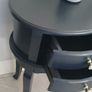 Navy Vintage Style Side Table Image 5