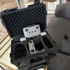 dji rc, batteries and case