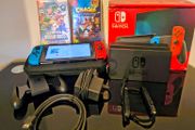 Nintendo Switch V2 - Excellent Condition + 2 Games + Case
