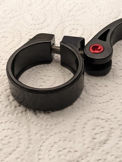 Katana Saddle Clamp QR 34.9 mm (black/red)