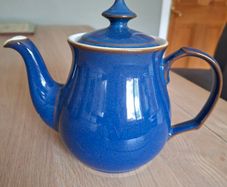 Large Denby Tea Pot Imperial Blue