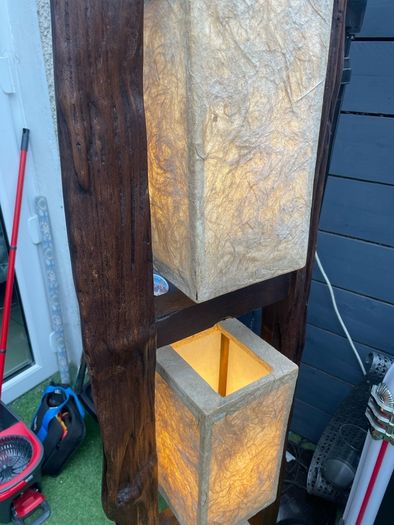 stunning driftwood lamp