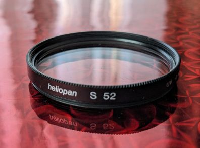 heliopan uv filter 52mm, made in Germany