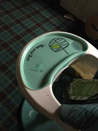 high chair.