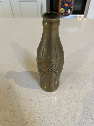 Coca Cola Brass Bottle