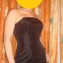 Funky black evening dress size 8-10 Image 2