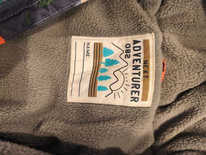 9-12 mth Next Fleece Lined Onesie