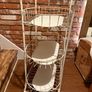 charming Iron shelf on wheels Image 2