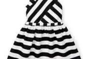 Seed Heritage Black &amp; White striped dress Sz1-2 BNWT