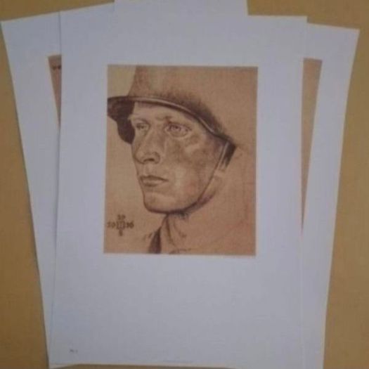German ww2 , third reich, 1939/45, lot of (3) propaganda posters (reproduction).