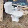 Bathroom sink and toilet Image 3