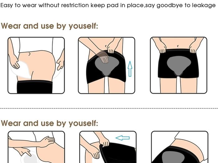 Incontinence Pregnancy Women's Underware Underwear (Pack of 4)