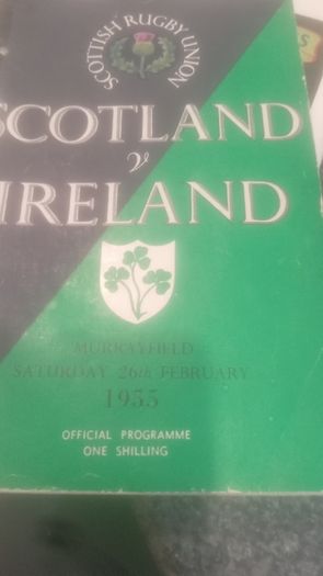 Rare Irish Rugby Programmes