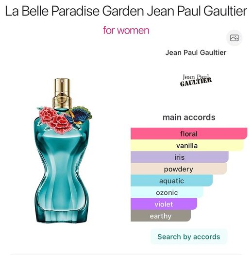 La Belle Paradise Garden by Jean Paul Gaultier