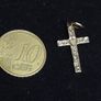 Vintage 9ct Gold Engraved Cross Pendant Sheffield Hallmarked 1.31g Image 3