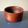 Mahogany wooden bowl Image 3
