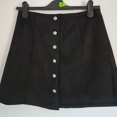 Black Velvet Skirt