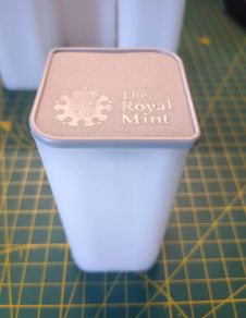 25x 1 oz Britannia pure silver coins. Full tube, sealed