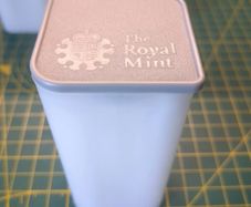 25x 1 oz Britannia pure silver coins. Full tube, sealed