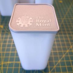 25x 1 oz Britannia pure silver coins. Full tube, sealed