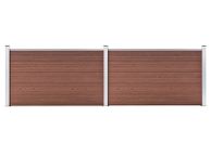 main image for ad Garden Fence WPC 353x106 cm Brown