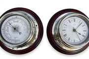 Ships clock and barometer
