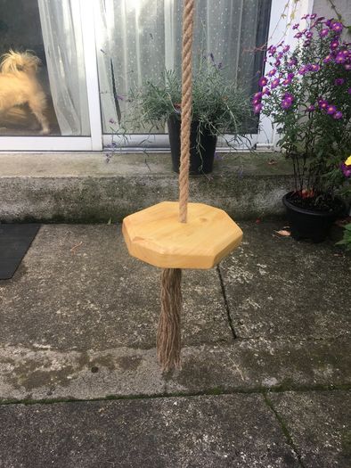 Kids swing, wooden indoor swing, handmade tree swing, children gift idea