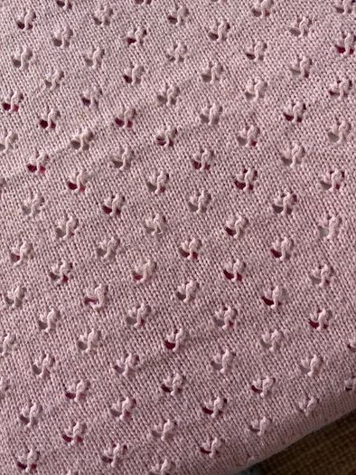 knitted bedspread