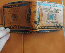 unusual leather wallet