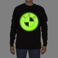 Glow in the dark Bmw Logo sweatshirt jumper bmw sweatshirt for bmw driver