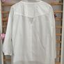 blouse Bnwot gap size 12 100% cotton frilled collar shirt long sleeved Image 8