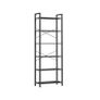 Narrow bookcase 6 levels shelves Image 5