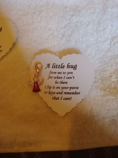 Angel Keyring With Message