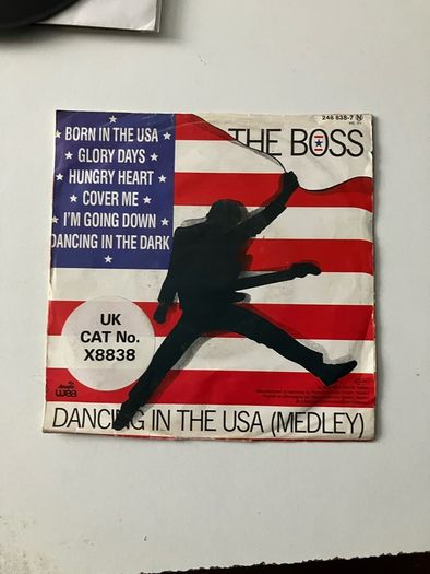 The Boss  dancing in the USA 7" vinyl