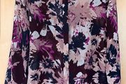 Ladies Size 14 Wine Patterned Blouse by Inwear