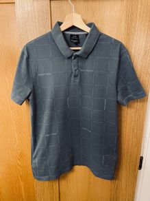 Armani Exchange Polo T-Shirt Grey Size M / L