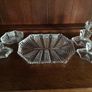 Vintage Clear cut glass dressing table set Image 3
