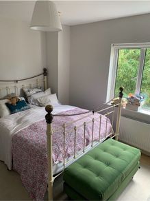 Beautiful brass and iron king size bed