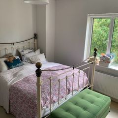 Beautiful brass and iron king size bed