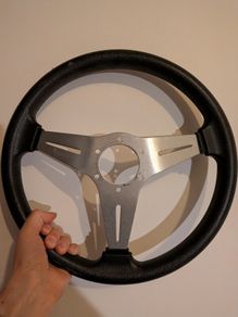 Momo steering wheel