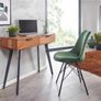 Solid Acacia Wood Console Table with 2 Drawers Image 4
