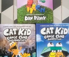 Dave Pilkey: Cat Kid x 3