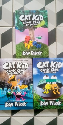 Dave Pilkey: Cat Kid x 3
